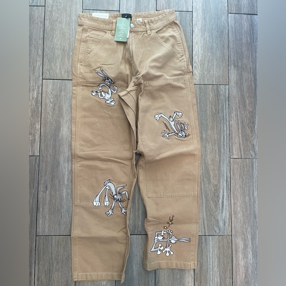 Relaxed fit work pants